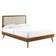 Modway Willow King Wood Platform Bed With Splayed Legs | Beds | Modishstore-15