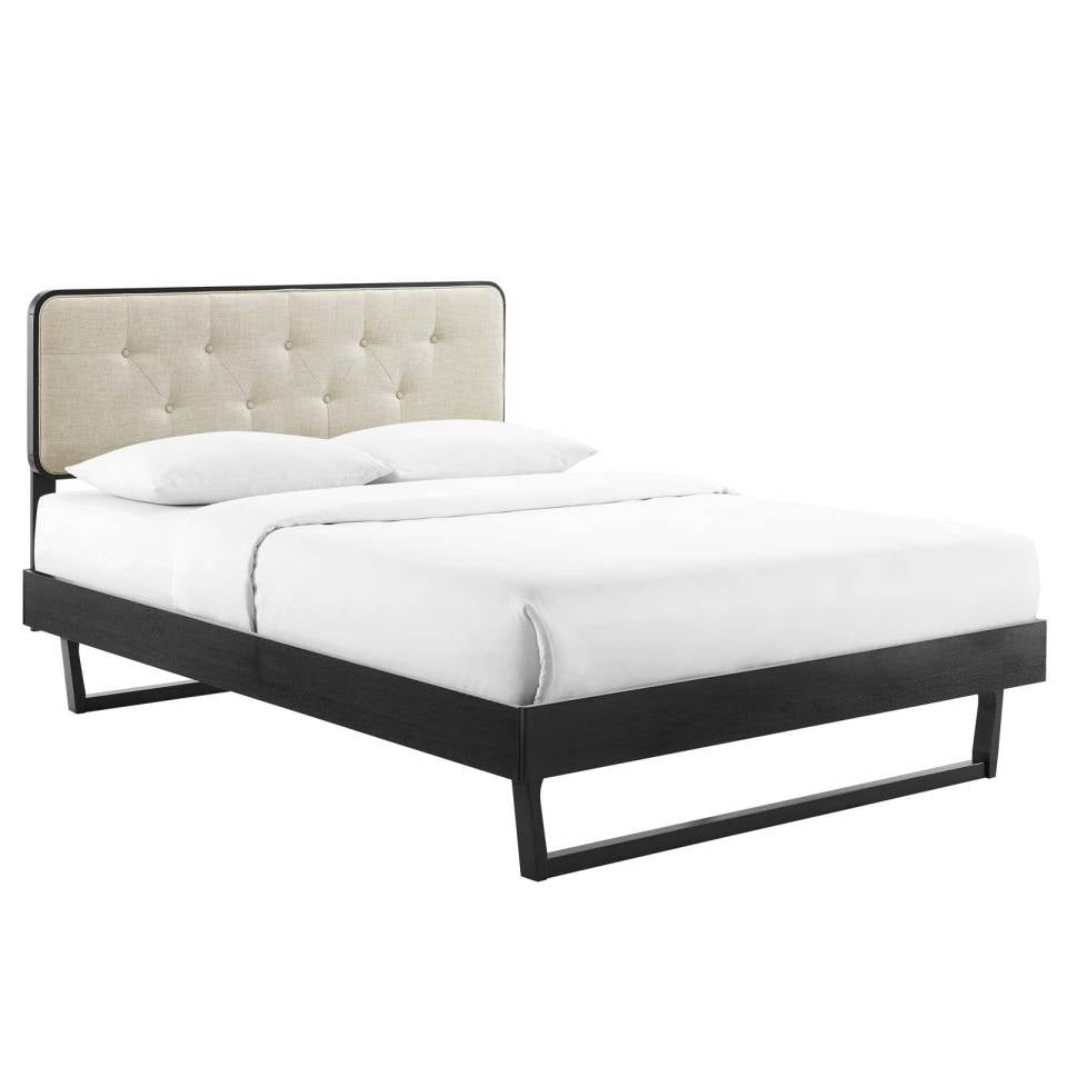 Modway Bridgette Full Wood Platform Bed With Angular Frame - MOD-6643 | Beds | Modishstore - 2