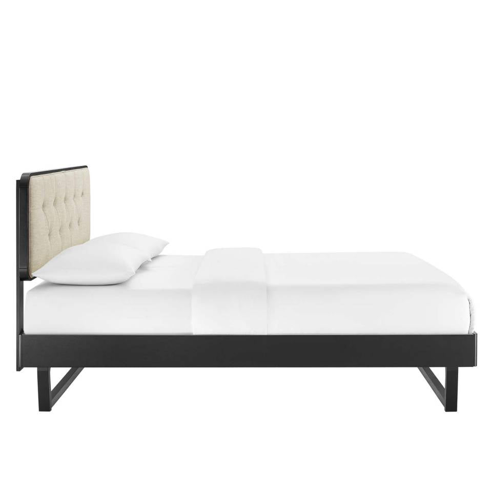 Modway Bridgette Full Wood Platform Bed With Angular Frame - MOD-6643 | Beds | Modishstore - 4
