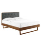 Modway Bridgette Full Wood Platform Bed With Angular Frame | Beds | Modishstore-16