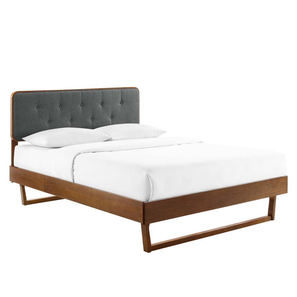 Modway Bridgette King Wood Platform Bed With Angular Frame - MOD-6644 | Beds | Modishstore - 14