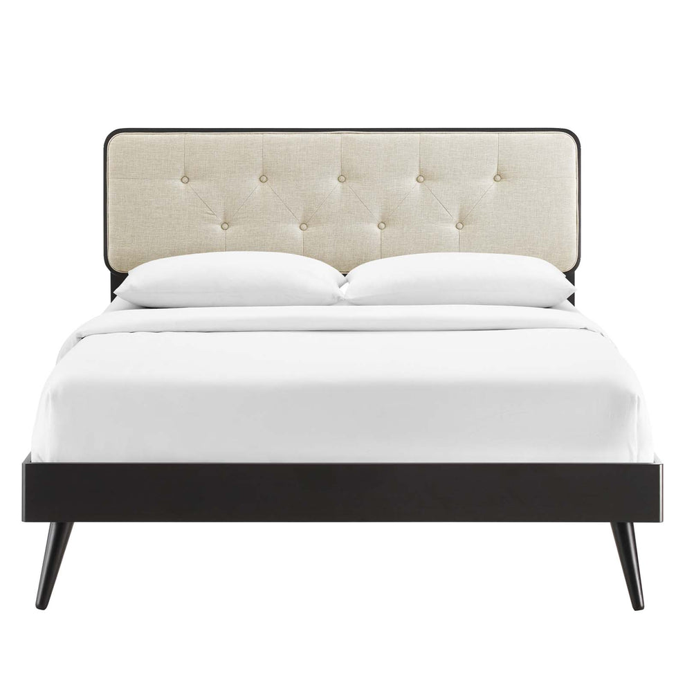 Modway Bridgette King Wood Platform Bed With Splayed Legs - MOD-6647 | Beds | Modishstore - 4