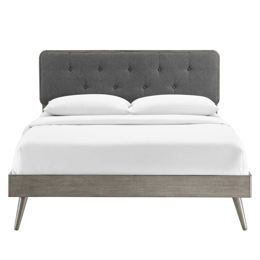 Modway Bridgette King Wood Platform Bed With Splayed Legs - MOD-6647 | Beds | Modishstore - 8