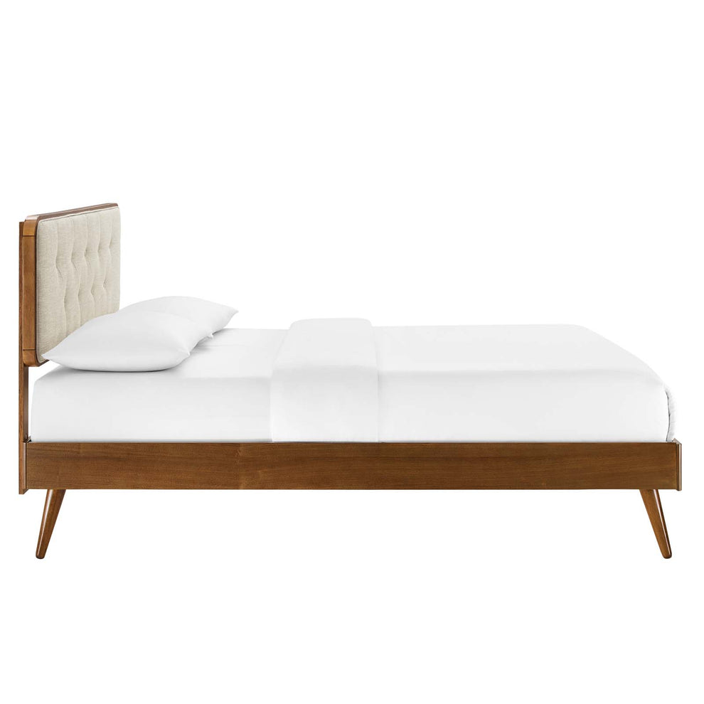 Modway Bridgette King Wood Platform Bed With Splayed Legs - MOD-6647 | Beds | Modishstore - 11