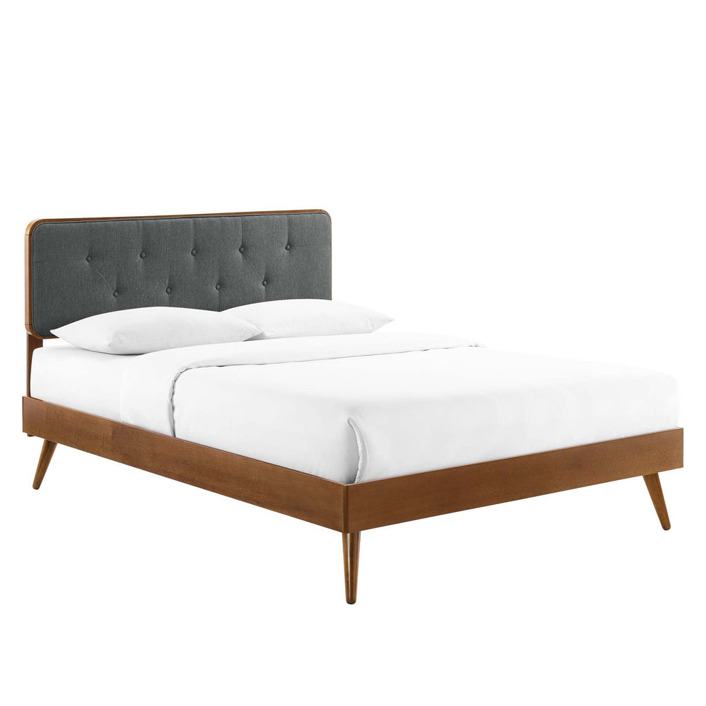 Modway Bridgette King Wood Platform Bed With Splayed Legs - MOD-6647 | Beds | Modishstore - 13