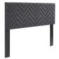 Mercy Chevron Tufted Performance Velvet Full/Queen Headboard By Modway - MOD-6659 | Headboards | Modishstore - 2