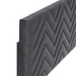 Mercy Chevron Tufted Performance Velvet Full/Queen Headboard By Modway - MOD-6659 | Headboards | Modishstore - 5