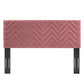 Mercy Chevron Tufted Performance Velvet Full/Queen Headboard By Modway - MOD-6659 | Headboards | Modishstore - 10