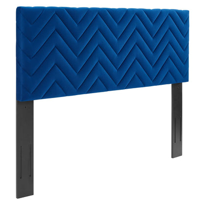Mercy Chevron Tufted Performance Velvet Full/Queen Headboard By Modway - MOD-6659 | Headboards | Modishstore - 17