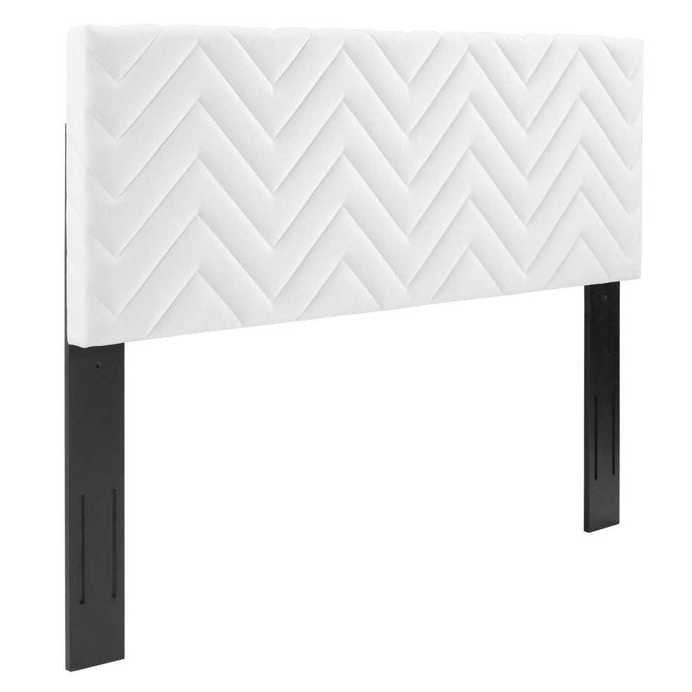 Mercy Chevron Tufted Performance Velvet Full/Queen Headboard By Modway - MOD-6659 | Headboards | Modishstore - 25