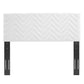 Mercy Chevron Tufted Performance Velvet Full/Queen Headboard By Modway - MOD-6659 | Headboards | Modishstore - 27