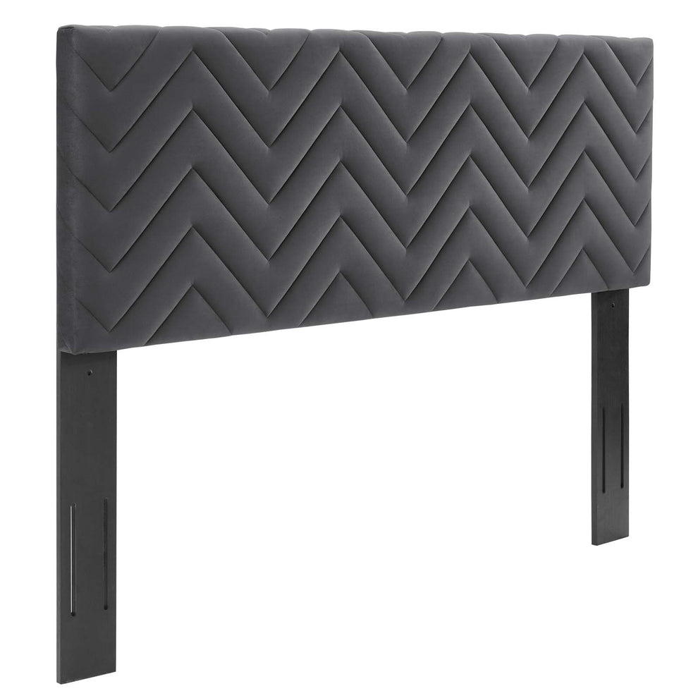 Mercy Chevron Tufted Performance Velvet King/California King Headboard By Modway - MOD-6660 | Headboards | Modishstore - 2