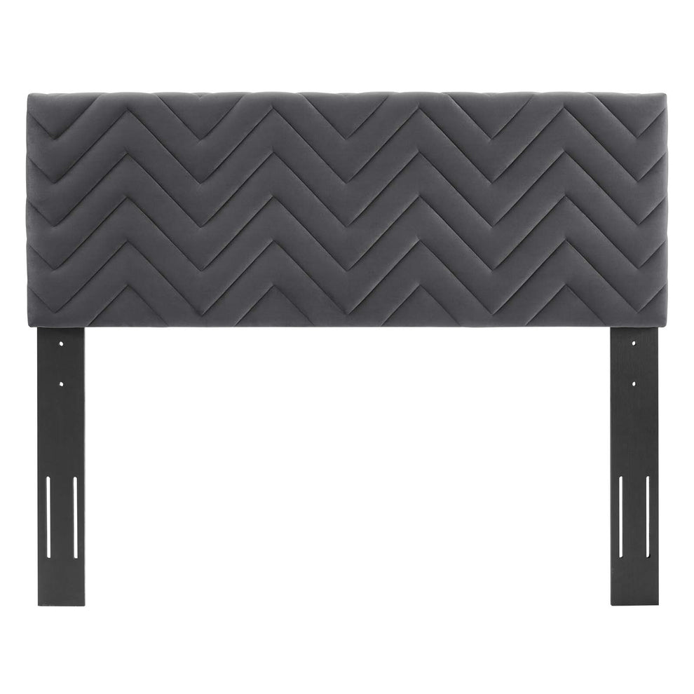 Mercy Chevron Tufted Performance Velvet King/California King Headboard By Modway - MOD-6660 | Headboards | Modishstore - 4