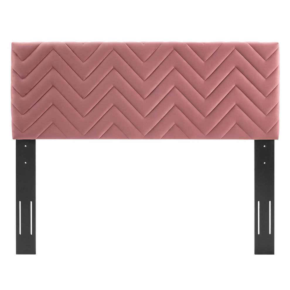 Mercy Chevron Tufted Performance Velvet King/California King Headboard By Modway - MOD-6660 | Headboards | Modishstore - 11