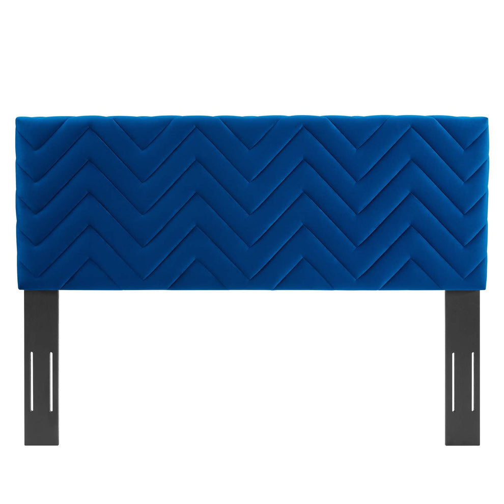 Mercy Chevron Tufted Performance Velvet King/California King Headboard By Modway - MOD-6660 | Headboards | Modishstore - 18