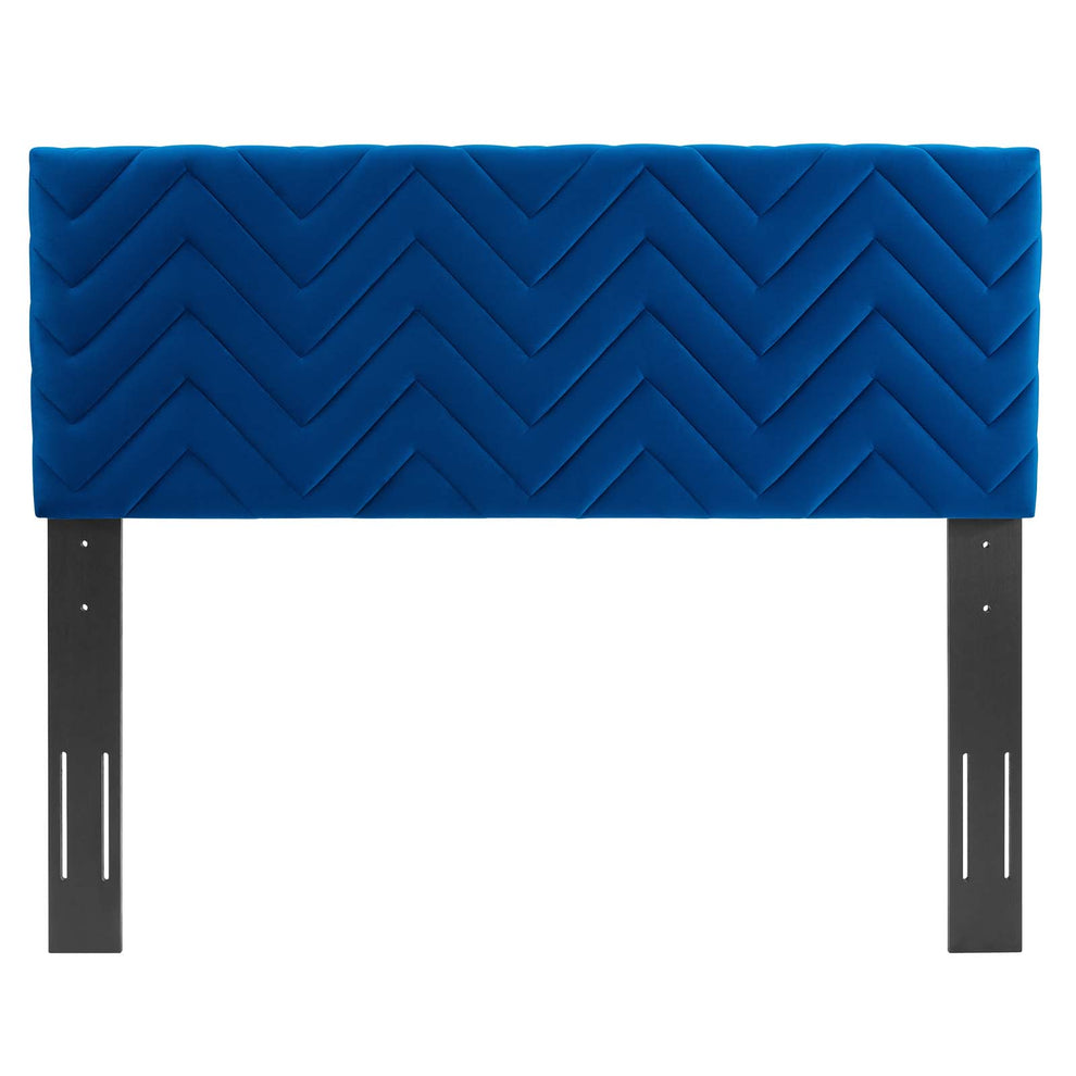 Mercy Chevron Tufted Performance Velvet King/California King Headboard By Modway - MOD-6660 | Headboards | Modishstore - 19