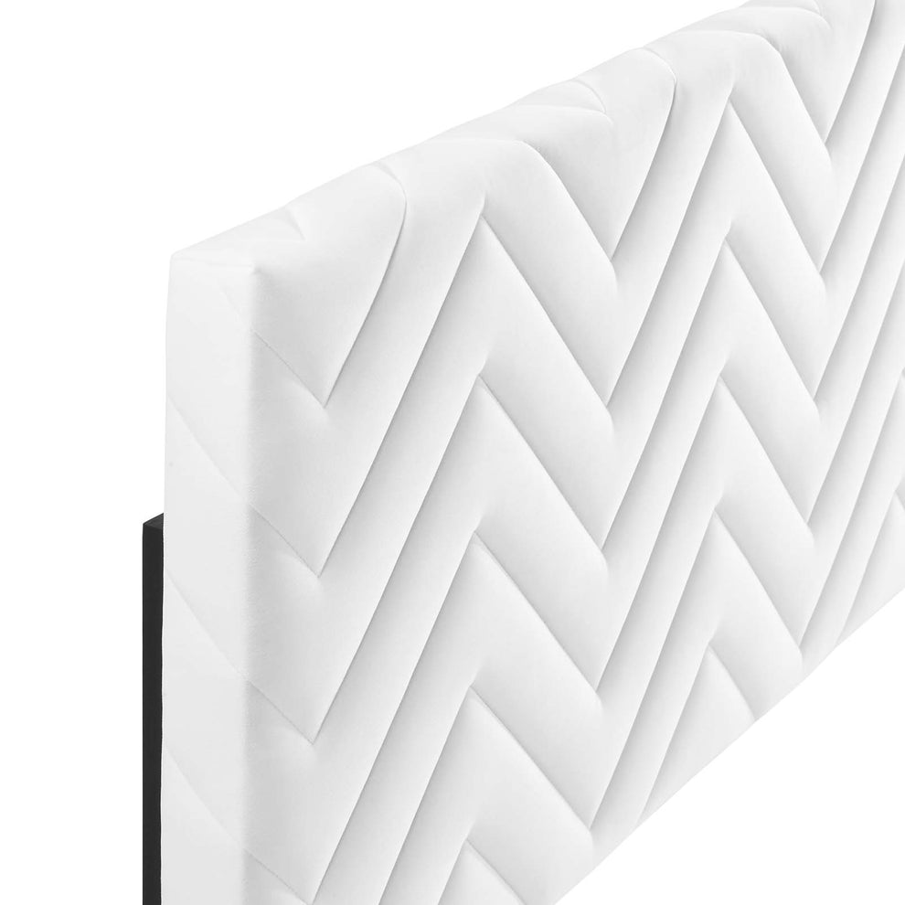 Mercy Chevron Tufted Performance Velvet King/California King Headboard By Modway - MOD-6660 | Headboards | Modishstore - 28