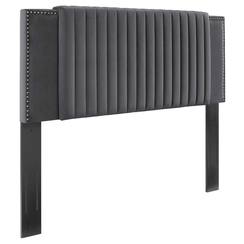 Felicity Channel Tufted Performance Velvet Twin Headboard By Modway - MOD-6661 | Headboards | Modishstore - 1