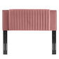 Felicity Channel Tufted Performance Velvet Twin Headboard By Modway - MOD-6661 | Headboards | Modishstore - 11