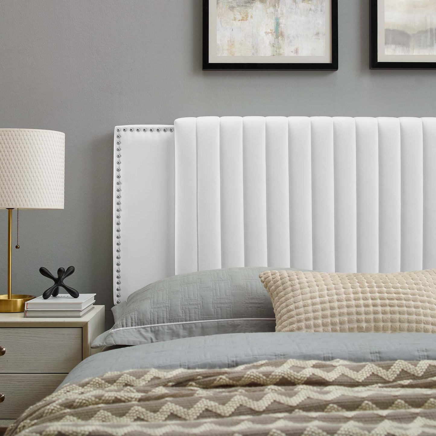 Felicity Channel Tufted Performance Velvet Twin Headboard By Modway - MOD-6661 | Headboards | Modishstore - 32