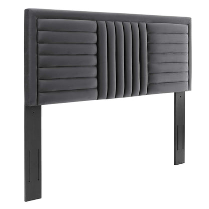 Believe Channel Tufted Performance Velvet Full/Queen Headboard By Modway - MOD-6665 | Headboards | Modishstore - 2