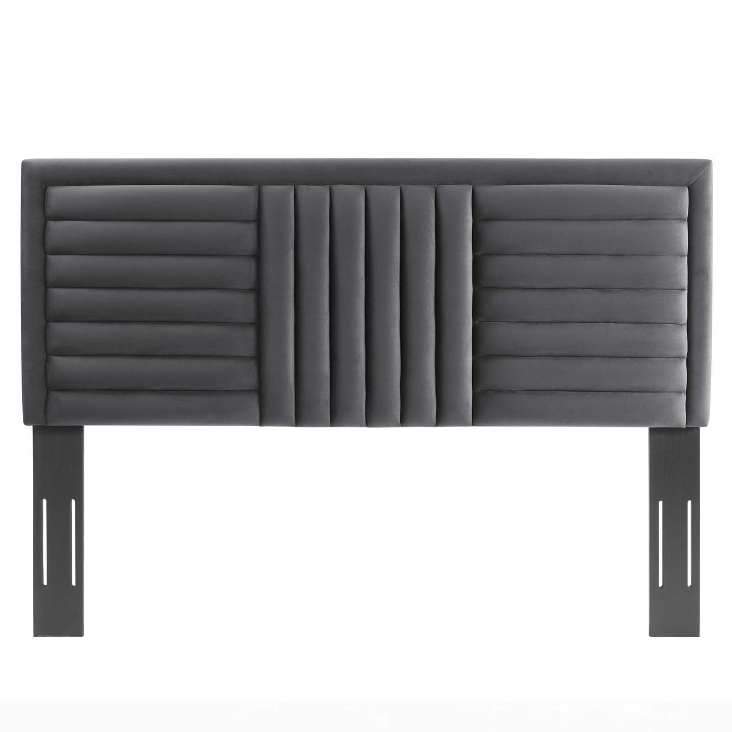 Believe Channel Tufted Performance Velvet Full/Queen Headboard By Modway - MOD-6665 | Headboards | Modishstore - 3