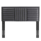 Believe Channel Tufted Performance Velvet Full/Queen Headboard By Modway - MOD-6665 | Headboards | Modishstore - 4