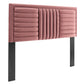 Believe Channel Tufted Performance Velvet Full/Queen Headboard By Modway - MOD-6665 | Headboards | Modishstore - 10