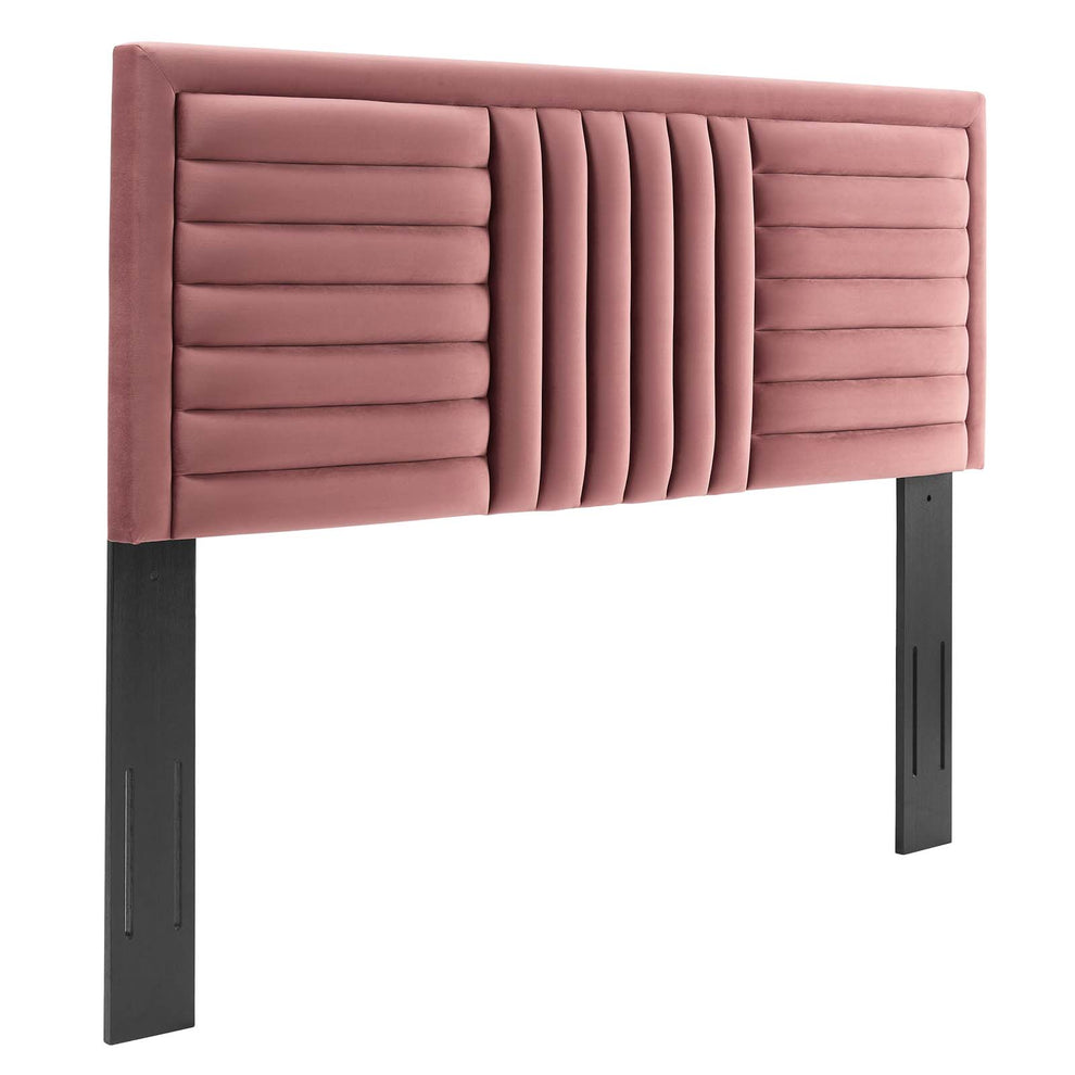 Believe Channel Tufted Performance Velvet King/California King Headboard By Modway - MOD-6666 | Headboards | Modishstore - 10
