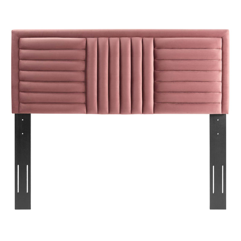 Believe Channel Tufted Performance Velvet King/California King Headboard By Modway - MOD-6666 | Headboards | Modishstore - 12