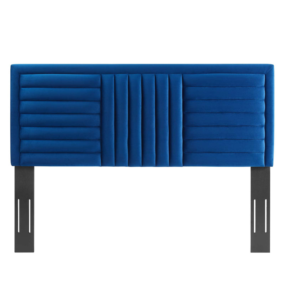 Believe Channel Tufted Performance Velvet King/California King Headboard By Modway - MOD-6666 | Headboards | Modishstore - 19