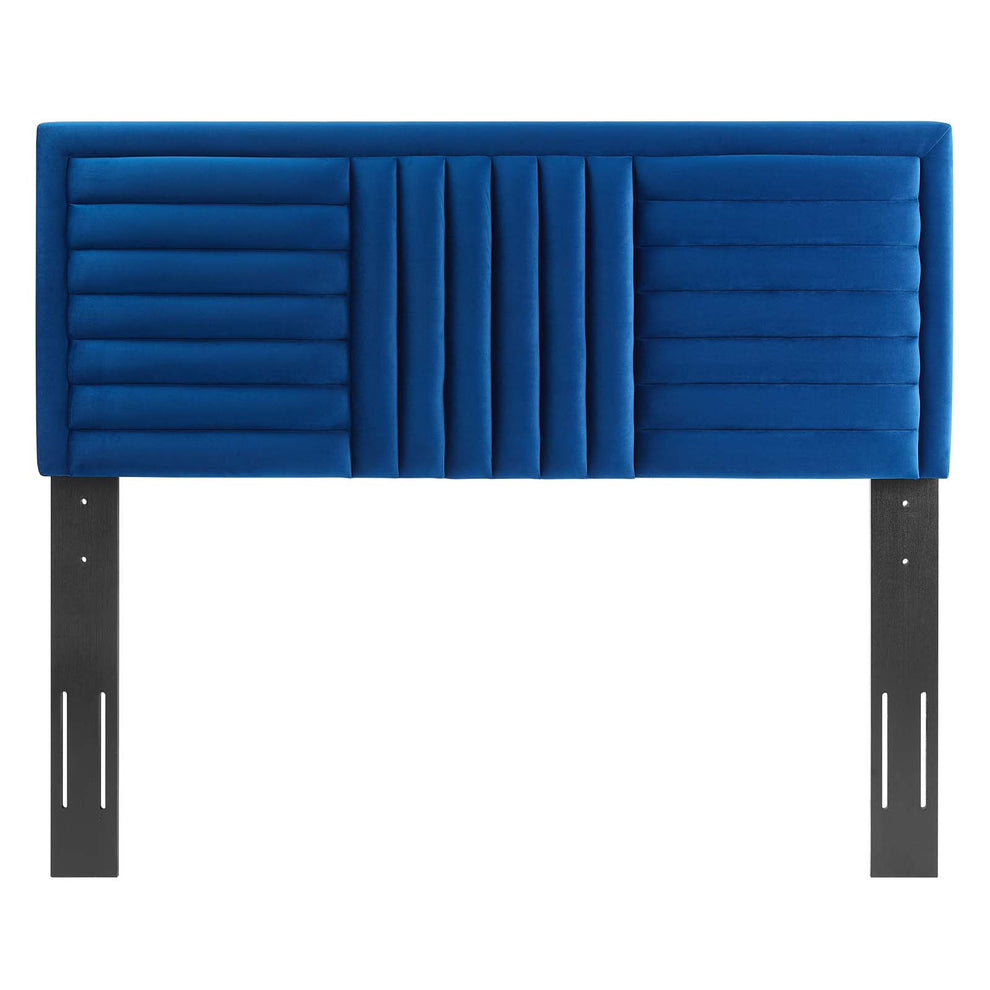 Believe Channel Tufted Performance Velvet King/California King Headboard By Modway - MOD-6666 | Headboards | Modishstore - 20
