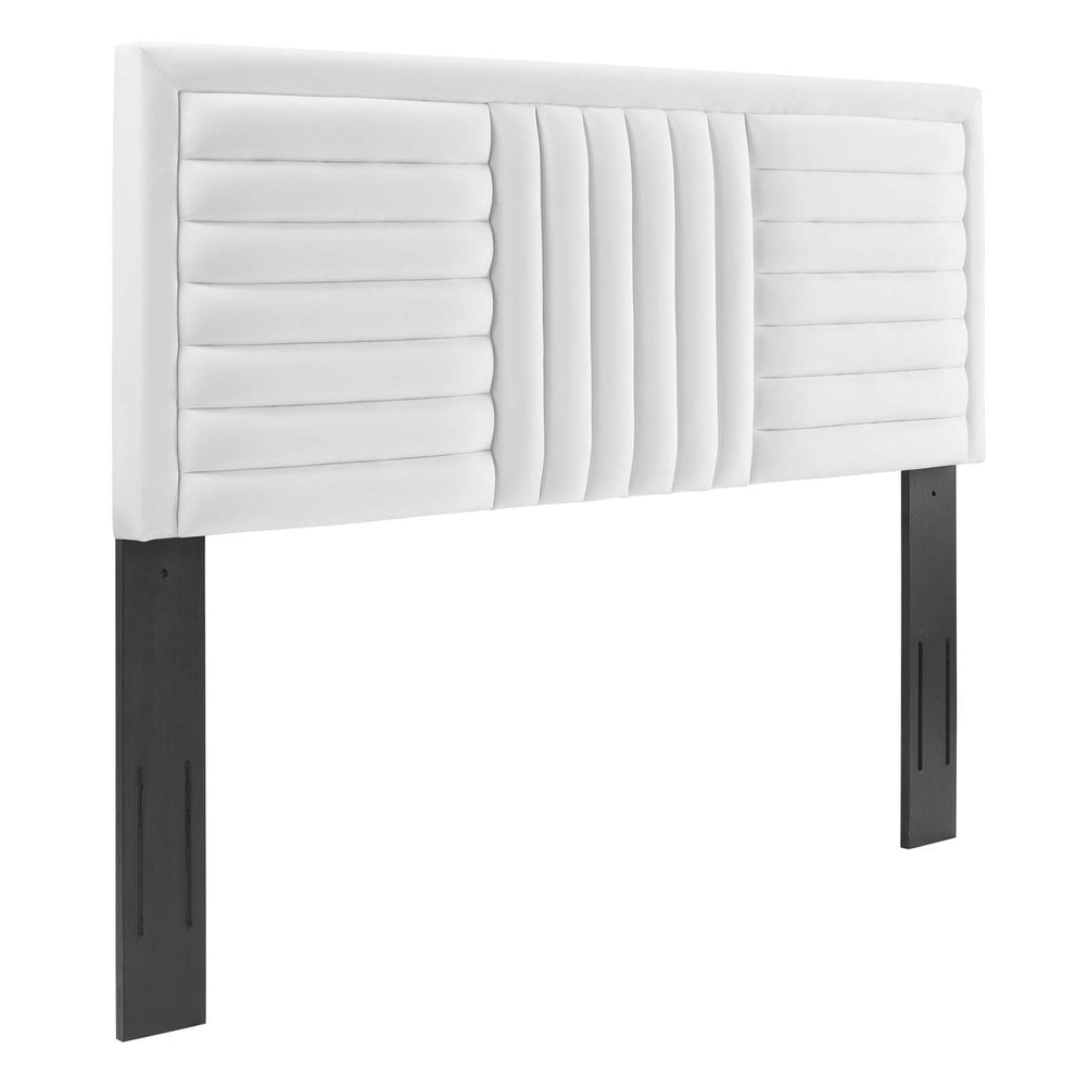 Believe Channel Tufted Performance Velvet King/California King Headboard By Modway - MOD-6666 | Headboards | Modishstore - 26