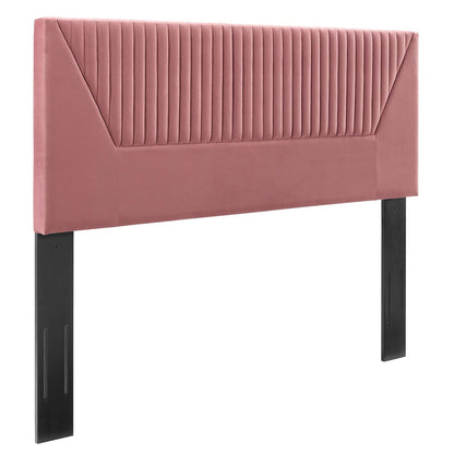Patience Channel Tufted Performance Velvet Twin Headboard By Modway - MOD-6667 | Headboards | Modishstore - 9