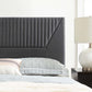 Patience Channel Tufted Performance Velvet Full/Queen Headboard By Modway - MOD-6668 | Headboards | Modishstore - 1
