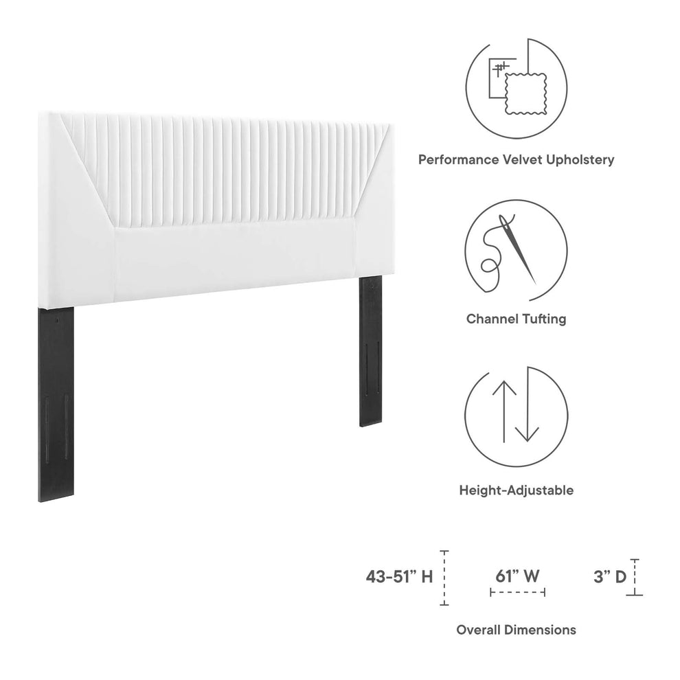 Patience Channel Tufted Performance Velvet King/California King Headboard By Modway - MOD-6669 | Headboards | Modishstore - 29