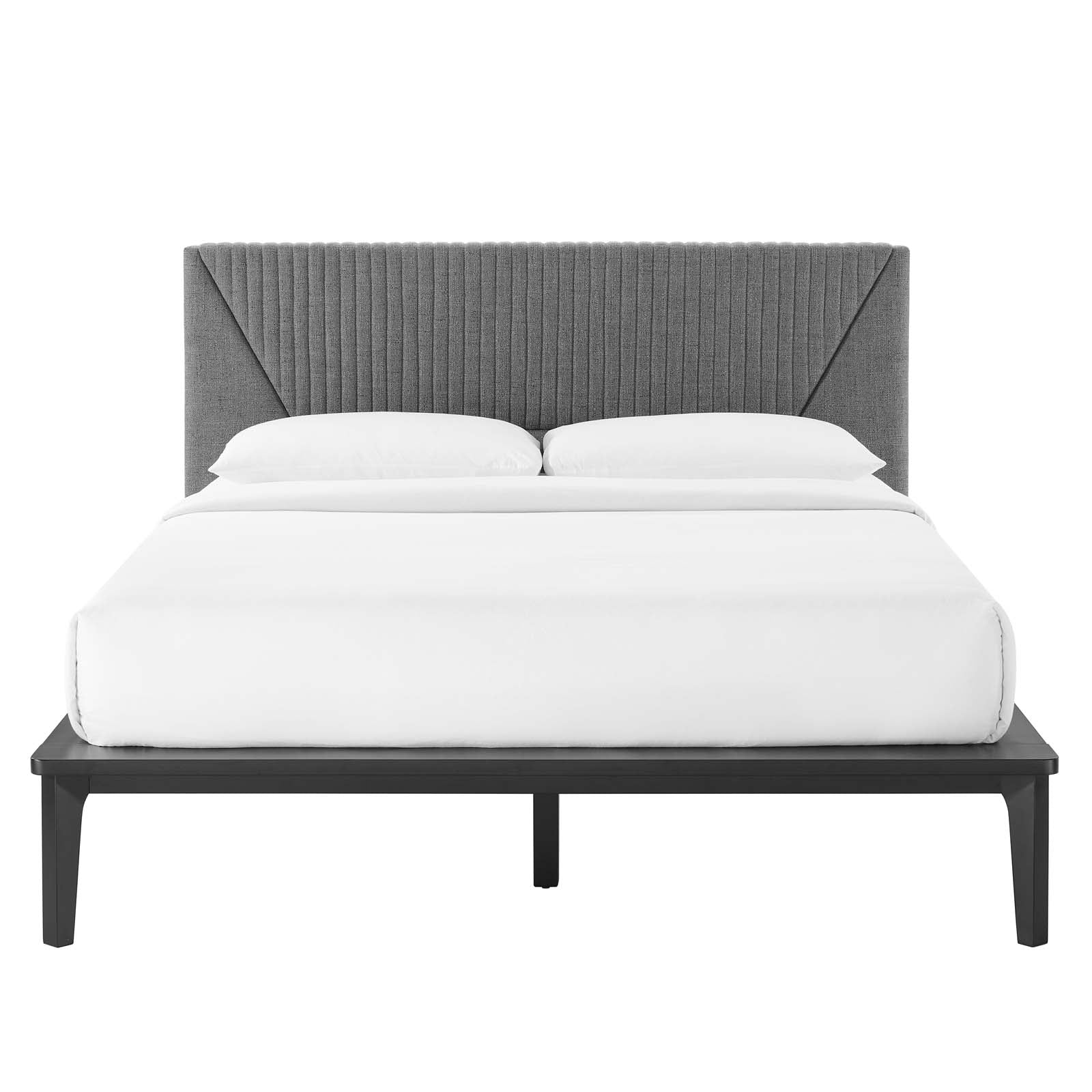 Dakota Upholstered Queen Platform Bed By Modway - MOD-6670 | Beds | Modishstore - 7