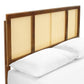 Kelsea Cane and Wood Full Platform Bed With Angular Legs By Modway - MOD-6695 | Beds | Modishstore - 11