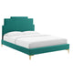 Modway Lindsey Performance Velvet Queen Platform Bed - MOD-6703 | Beds | Modishstore - 44