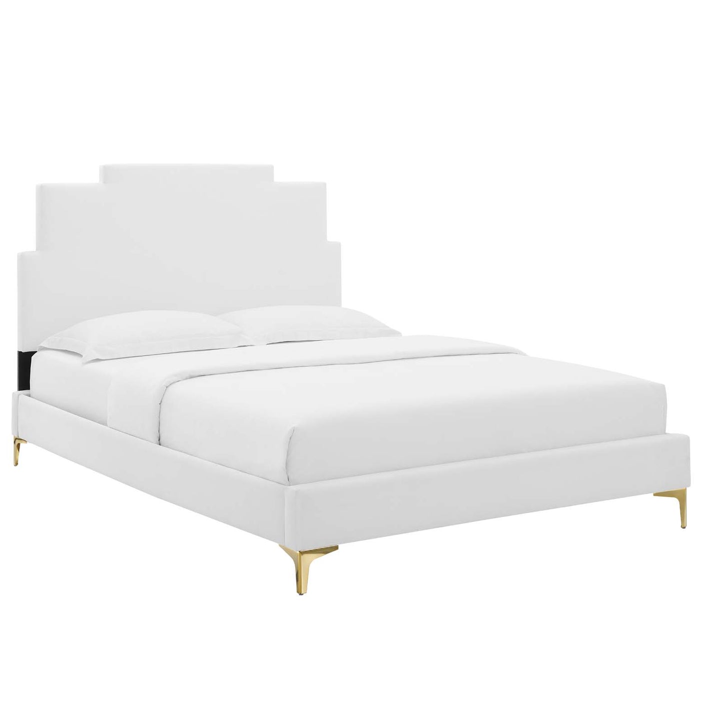 Modway Lindsey Performance Velvet Queen Platform Bed - MOD-6703 | Beds | Modishstore - 51