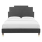 Modway Lindsey Performance Velvet Queen Platform Bed - MOD-6704 | Beds | Modishstore - 7