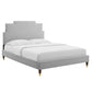 Modway Lindsey Performance Velvet Queen Platform Bed - MOD-6704 | Beds | Modishstore - 16