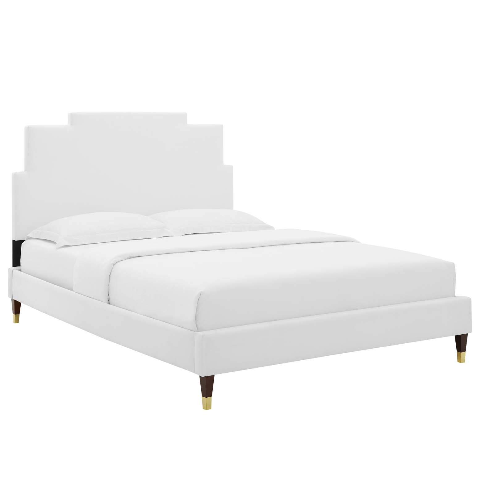 Modway Lindsey Performance Velvet Queen Platform Bed - MOD-6704 | Beds | Modishstore - 51