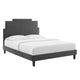 Modway Lindsey Performance Velvet Queen Platform Bed - MOD-6705 | Beds | Modishstore - 2