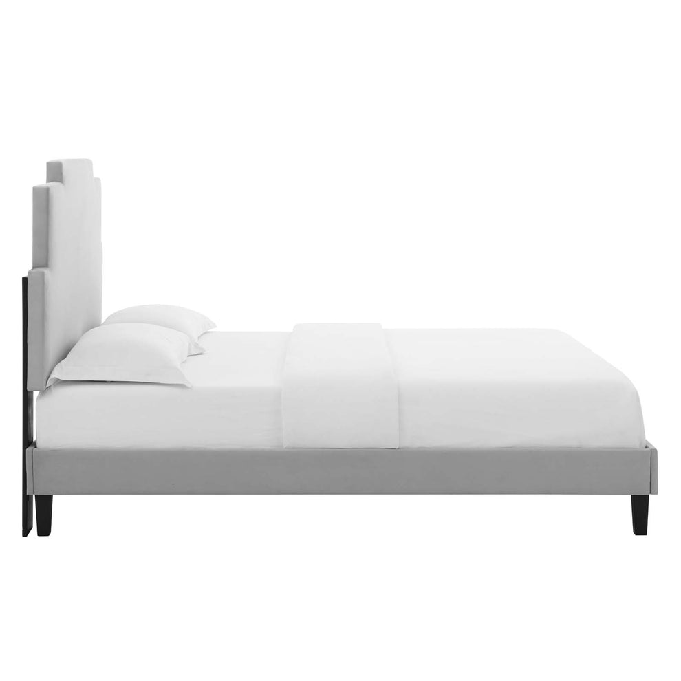 Modway Lindsey Performance Velvet Queen Platform Bed - MOD-6705 | Beds | Modishstore - 20