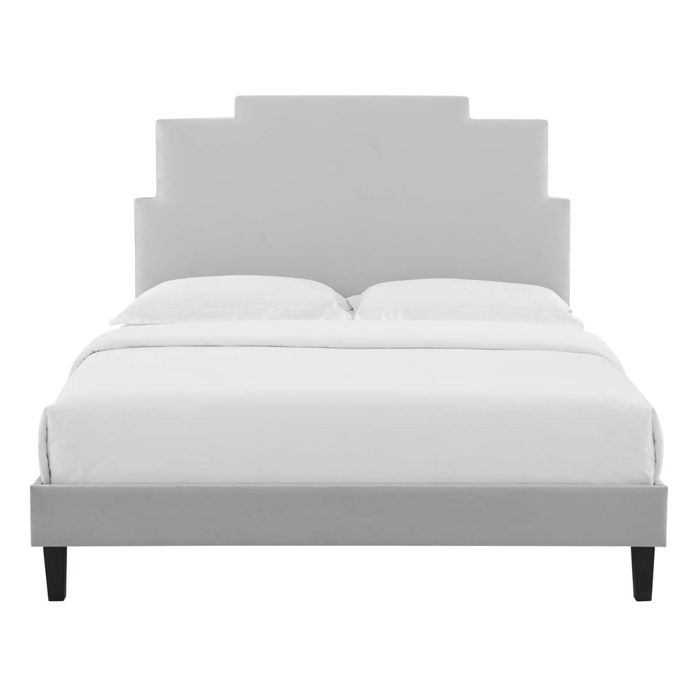 Modway Lindsey Performance Velvet Queen Platform Bed - MOD-6705 | Beds | Modishstore - 21