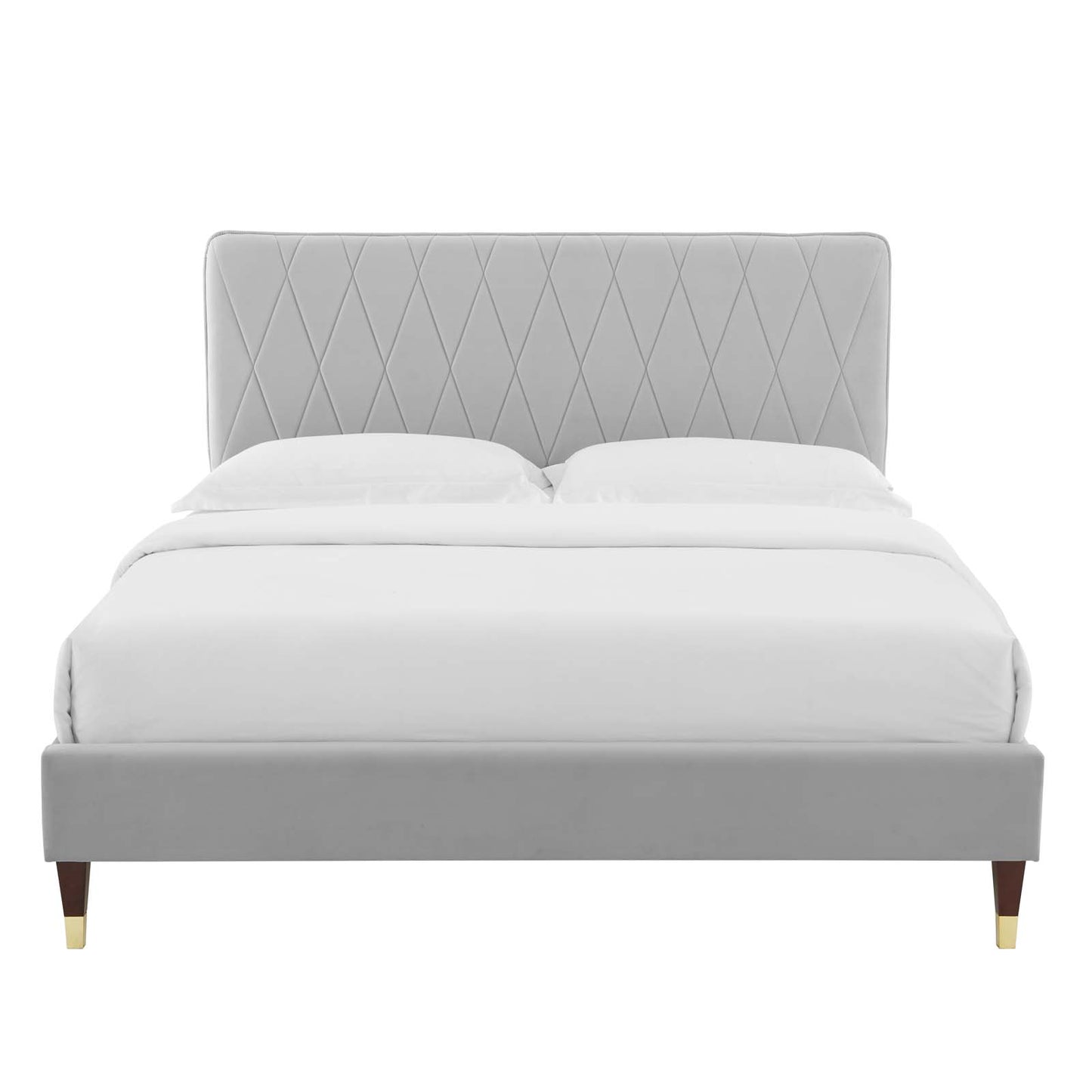 Modway Phillipa Performance Velvet Queen Platform Bed - MOD-6707 | Beds | Modishstore - 21