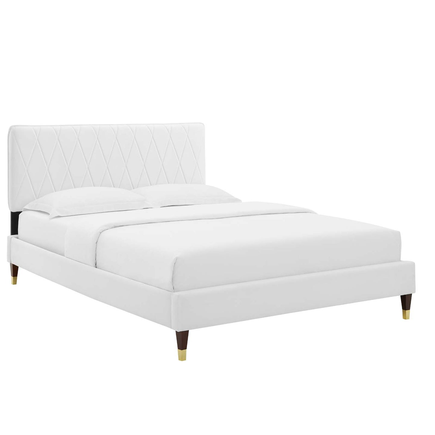 Modway Phillipa Performance Velvet Queen Platform Bed - MOD-6707 | Beds | Modishstore - 51