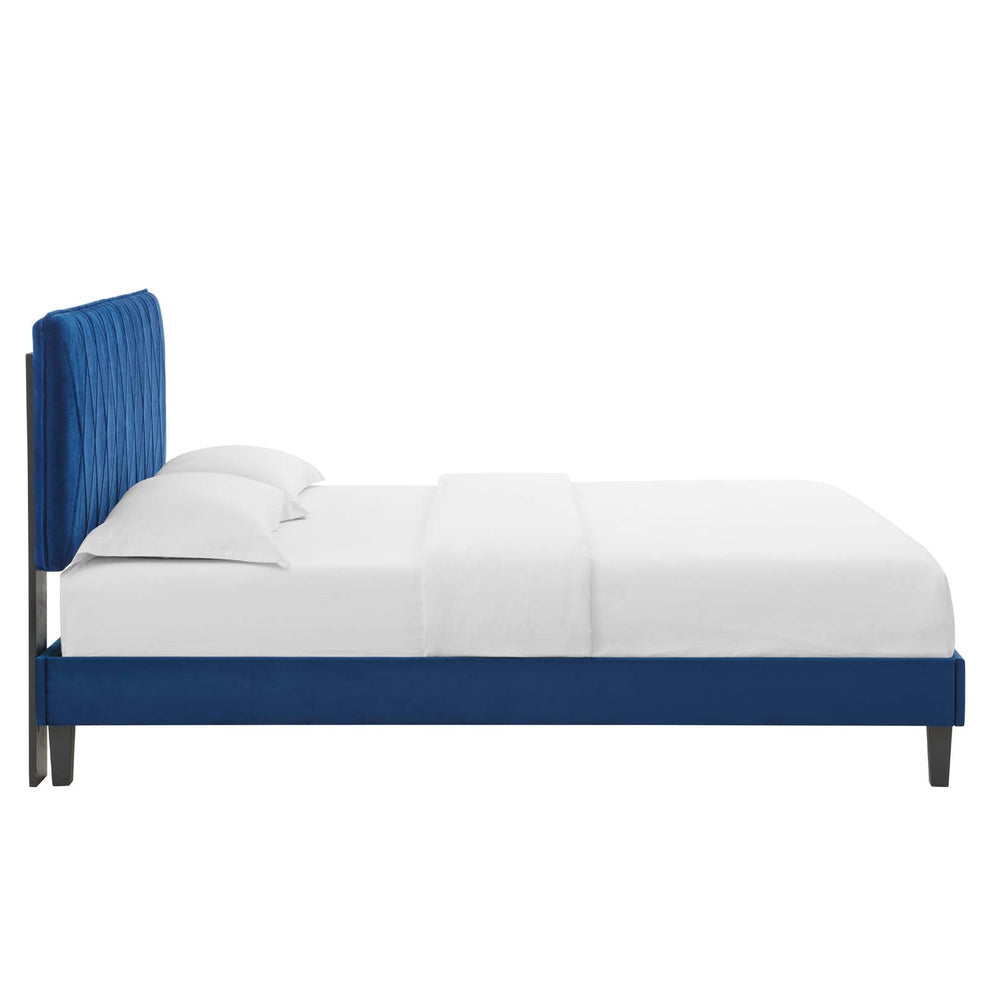 Modway Phillipa Performance Velvet Queen Platform Bed - MOD-6708 | Beds | Modishstore - 34