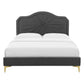 Modway Portia Performance Velvet Queen Platform Bed | Beds | Modishstore-6
